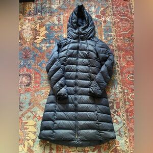 Patagonia down parka navy blue small
